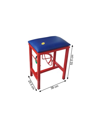 Coconut Scraper Cum Stool 2 in 1(Red)