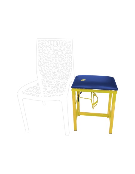 Coconut Scraper Cum Stool 2 in 1(Yellow)