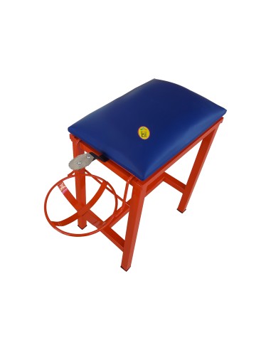 Coconut Scraper Cum Stool 2 in 1 (Orange)