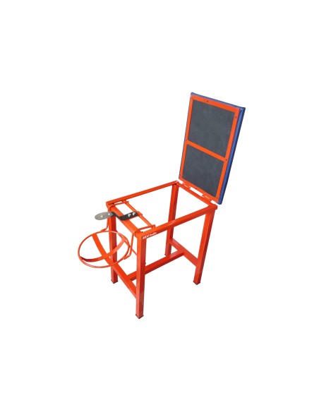 Coconut Scraper Cum Stool 2 in 1 (Orange)