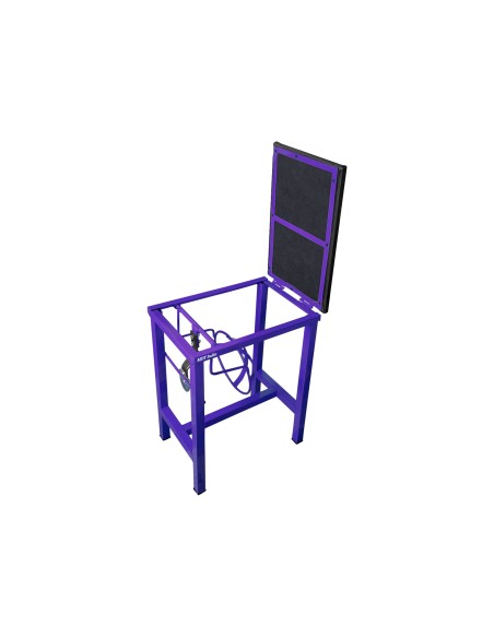 Coconut Scraper Cum Stool 2 in 1  (Purple)