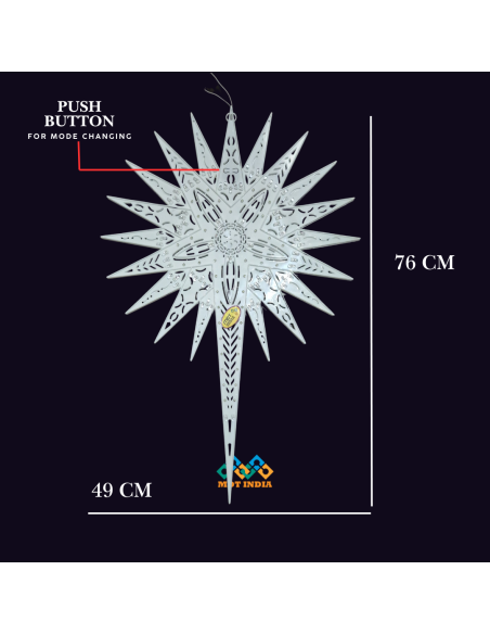 Xmas Star SUNFLOWER (Cool White)