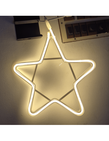 Christmas Neon Star LED Neon Alpha Warm