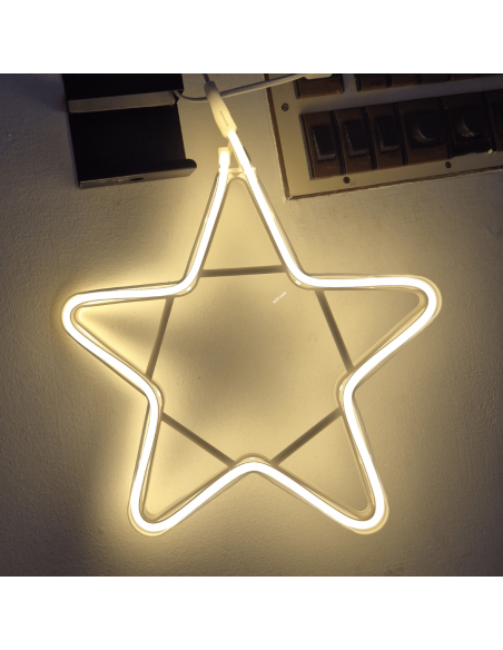 Christmas Neon Star LED Neon Alpha Warm