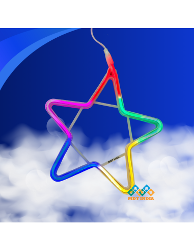 Christmas Neon LED Star Neon Alpha...