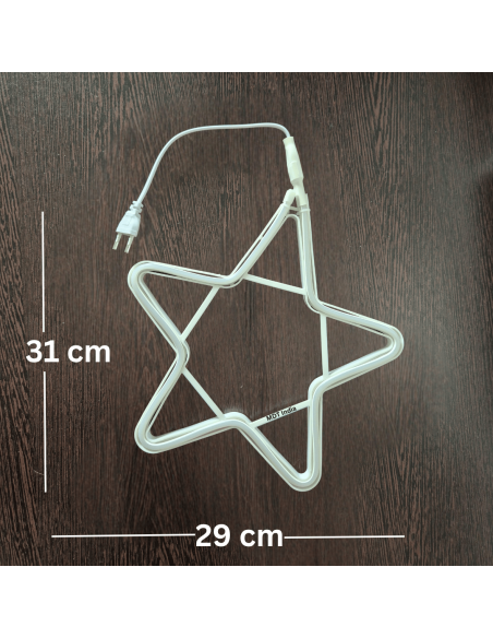 Christmas Neon LED Star Neon Alpha Multicolor