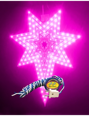 Christmas LED Star ELECTRA-7C(Pink,... Christmas LED Star ELECTRA-7C(Pink,...