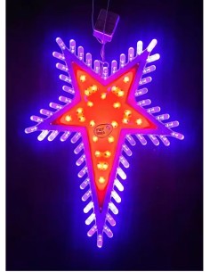 Christmas Star JAZ5C Blue Red