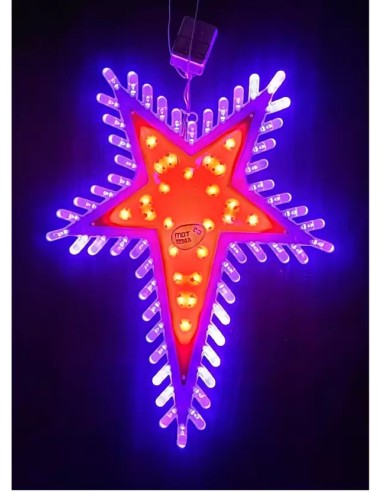 Christmas Star JAZ5C Blue Red