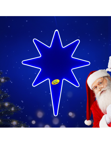 Christmas LED Star NEON Tesla