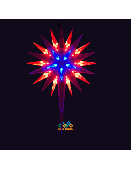 Jumbo Size 20 Petals Sunflower (red, white, blue, green)