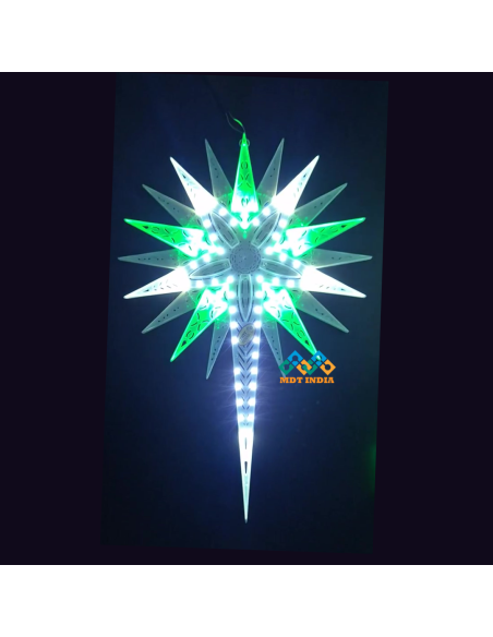 Jumbo Size 20 Petals Sunflower (red, white, blue, green)