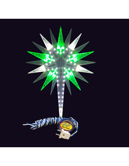 Christmas LED Star Sunflower Jumbo (wire + Plug + Tape)