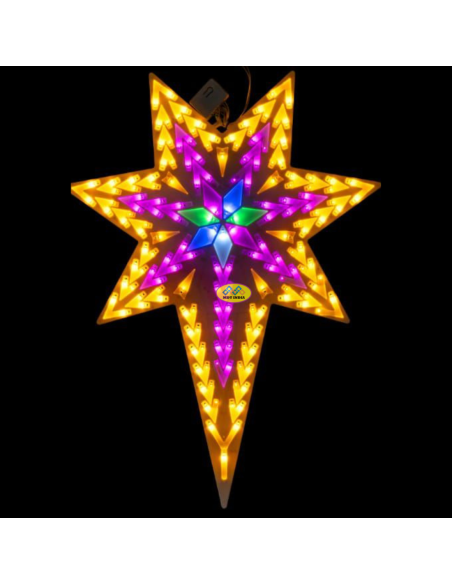SANTABELLS Christmas Star Electra Beamy 7C Multicolor