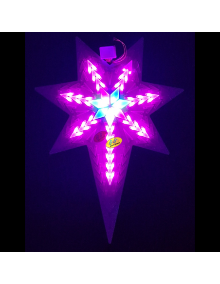 SANTABELLS Christmas Star Electra Beamy 7C Multicolor