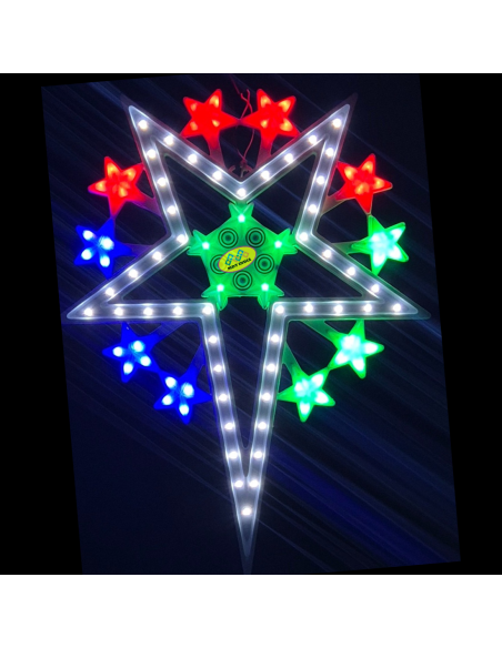 SANTABELLS Christmas Star Ring ten 5C Multicolor