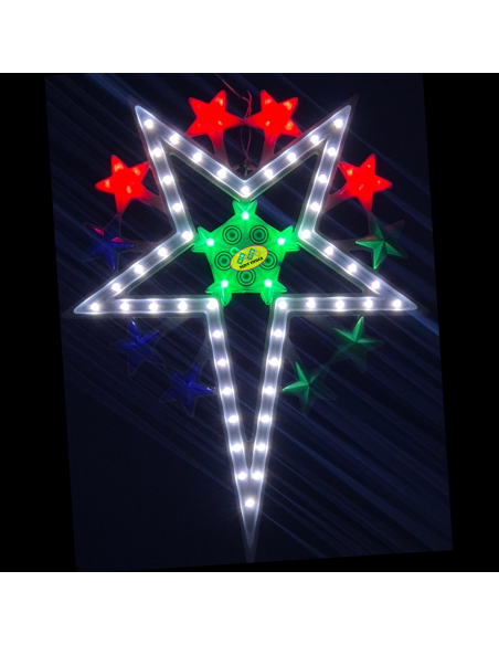 SANTABELLS Christmas Star Ring ten 5C Multicolor