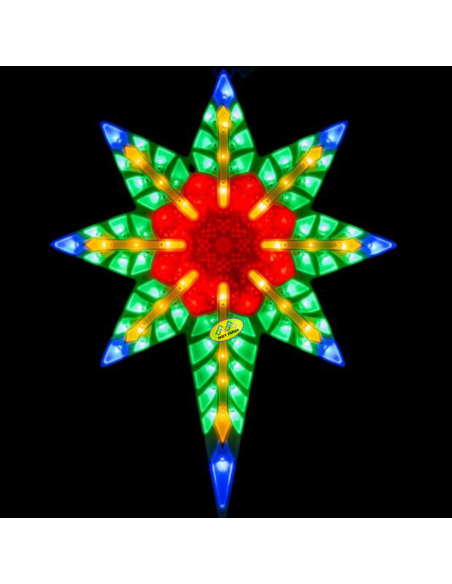 SANTABELLS Christmas Star HIBIS 5C multicolor