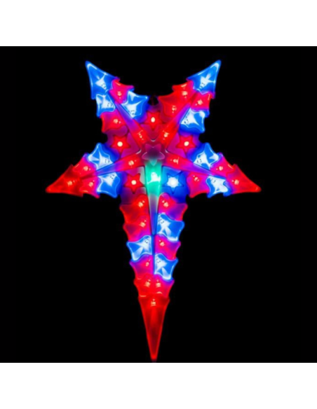 SANTABELLS Christmas Star Pine 5C Multicolor