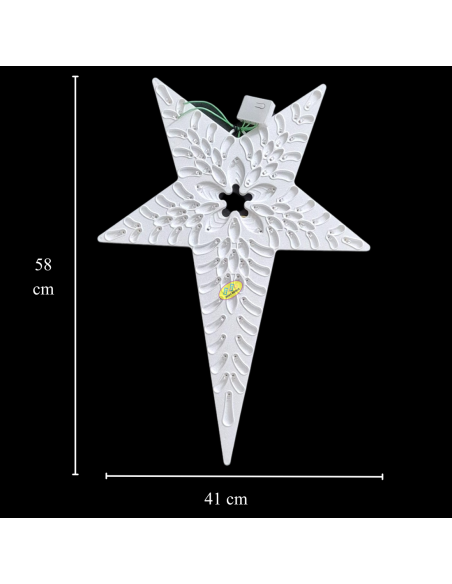 SANTABELLS Christmas Decoration LED Star Lemcandy 5C Multicolor