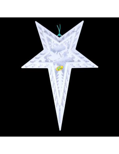 SANTABELLS Christmas LED Star SNOWRIDE 5C Multicolor