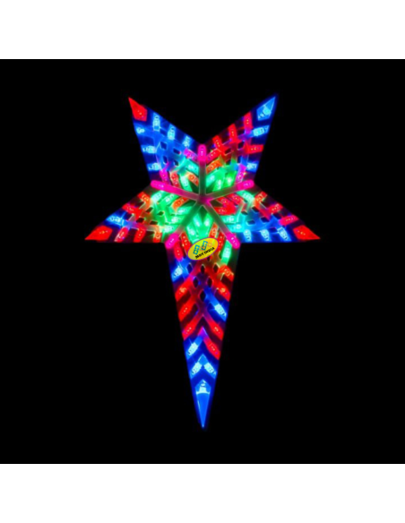 SANTABELLS Christmas LED Star Penta 5C Multicolor