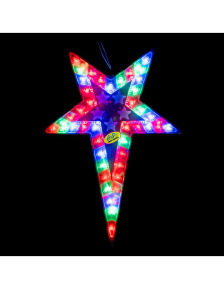 SANTABELLS Christmas Decoration LED Star Celesta 25 5C Multicolor