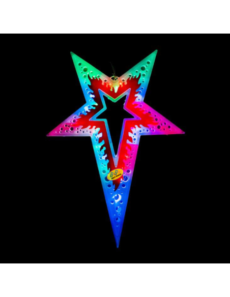 SANTABELLS Christmas Star Flamy 5C Multicolor
