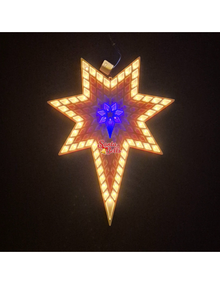 SANTABELLS Christmas LED Star Electra Ruby 7C Multicolor