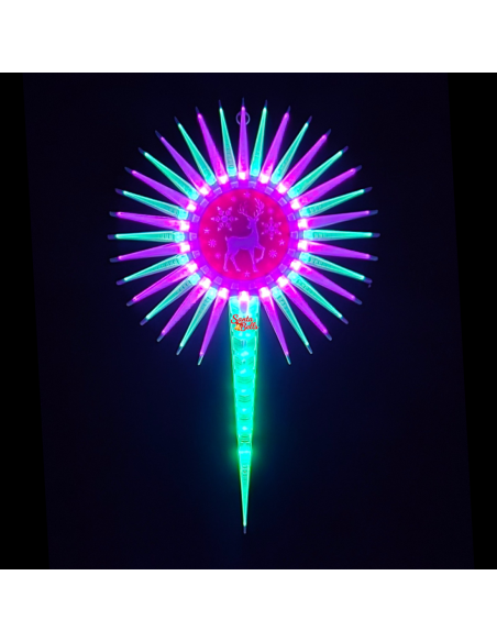 SANTABELLS Christmas Decoration LED Star Sky Burst 34C Multicolor
