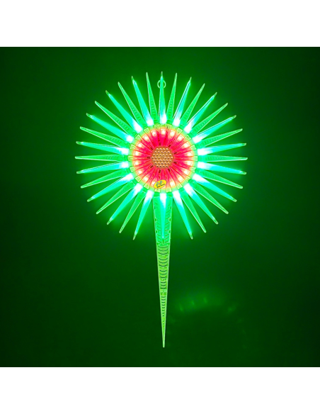 SANTABELLS Christmas Decoration LED Star StarBurst 34C Multicolor