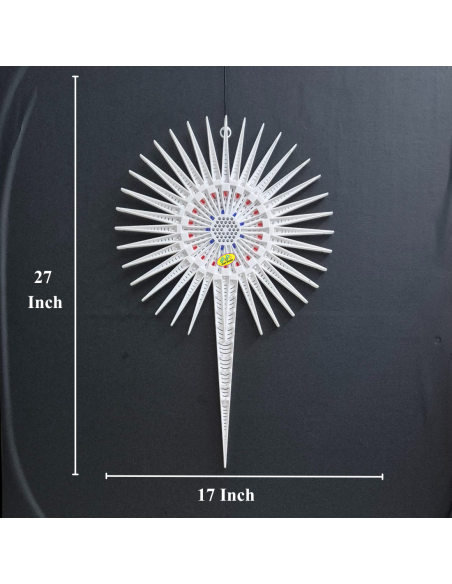 SANTABELLS Christmas Decoration LED Star StarBurst 34C Multicolor