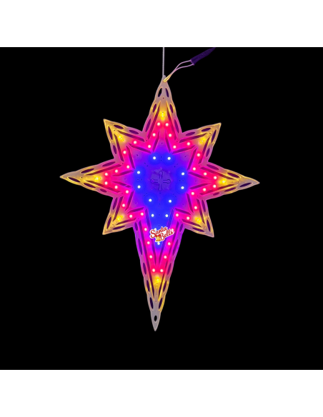 Santabells LED Star Ellipse 8C Multicolor