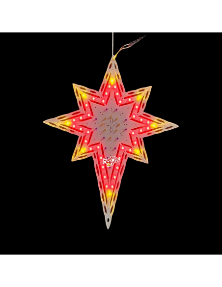 Santabells LED Star Ellipse 8C Multicolor