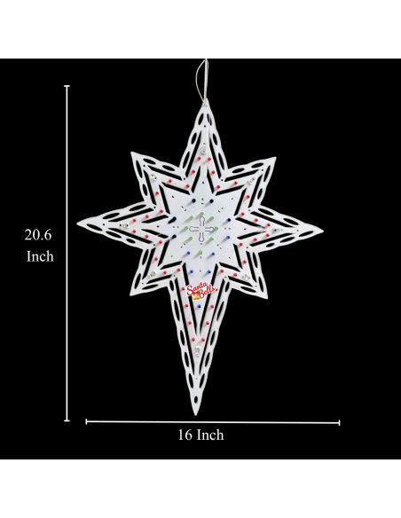Santabells LED Star Ellipse 8C Multicolor
