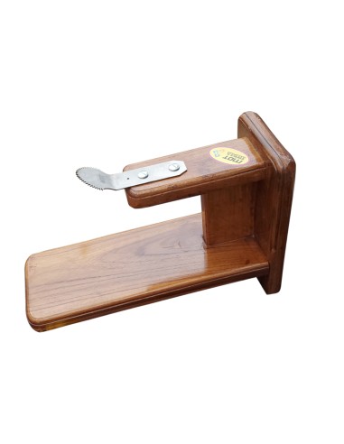 Polished Teakwood Tabletop Coconut... Polished Teakwood Tabletop Coconut...