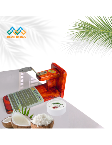 Table Top Polished Mahagony Coconut...