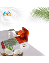 Table Top Polished Mahagony Coconut Scraper