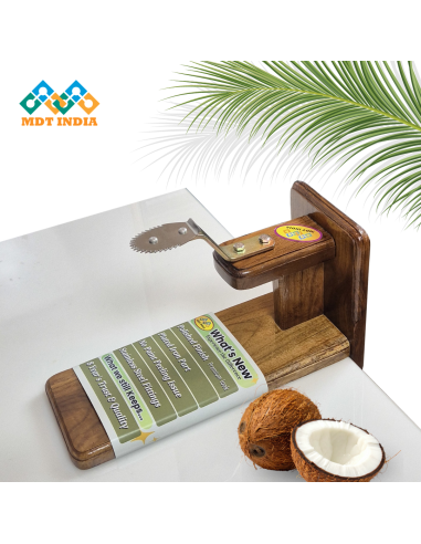 POLISHED TEAKWOOD TABLETOP COCONUT...