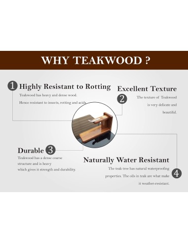 Polished Teakwood Tabletop Coconut...