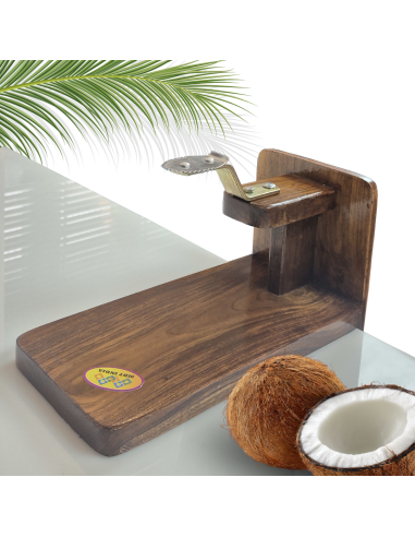 Polished Teakwood Wide Tabletop...