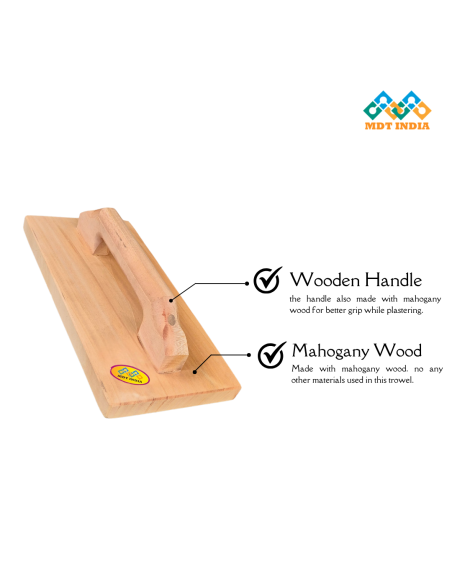 Mahogany Plastering Trowel 12 X 6