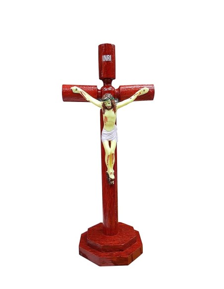 Jesus on The Cross Statue Wooden Handicraft