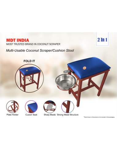 Coconut Scraper Cum Stool 2 in 1...