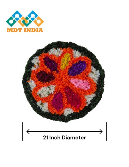 OnamReady to use Pookkalam Plastic Flower  22 Inch - D2W