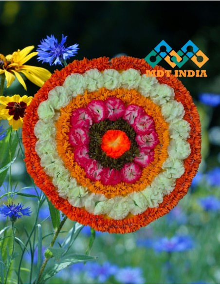 Onam Ready to use Pookkalam Plastic Flower 2 FT - D2