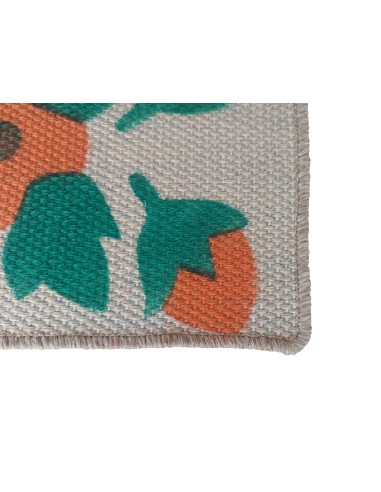 Floral Printed Jute Mat Floral Printed Jute Mat