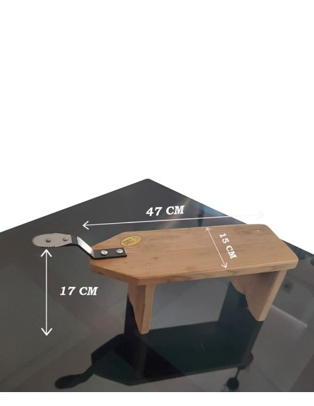 XL Size Wooden Coconut Scraper Tall Stool Type