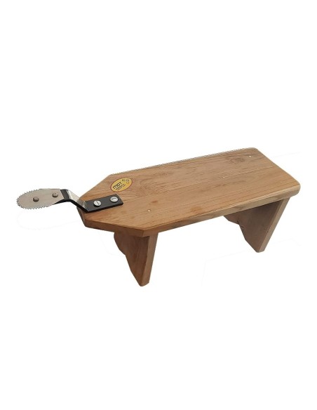 XL Size Wooden Coconut Scraper Tall Stool Type