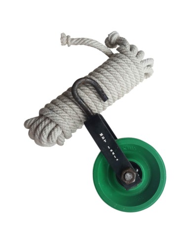 Simple Ball Bearing Pulley  Green